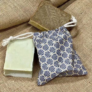 Lot de 2 Pochettes en toile enduite