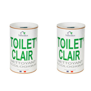 lot de 2 toilet clair