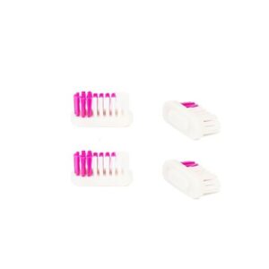 Lot de 4 recharges extra-souple vrac brosse à dents rechargeable