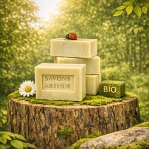 Lot de 4 Savons et Shampoing Nature pour bébé en vrac