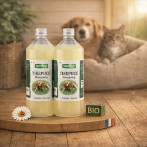 Lot 2 Shampoings Naturels Chat & Chien Tiképuce