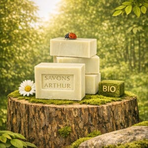 Lot de 4 Savons et Shampoing au patchouli Bio tous types de peaux